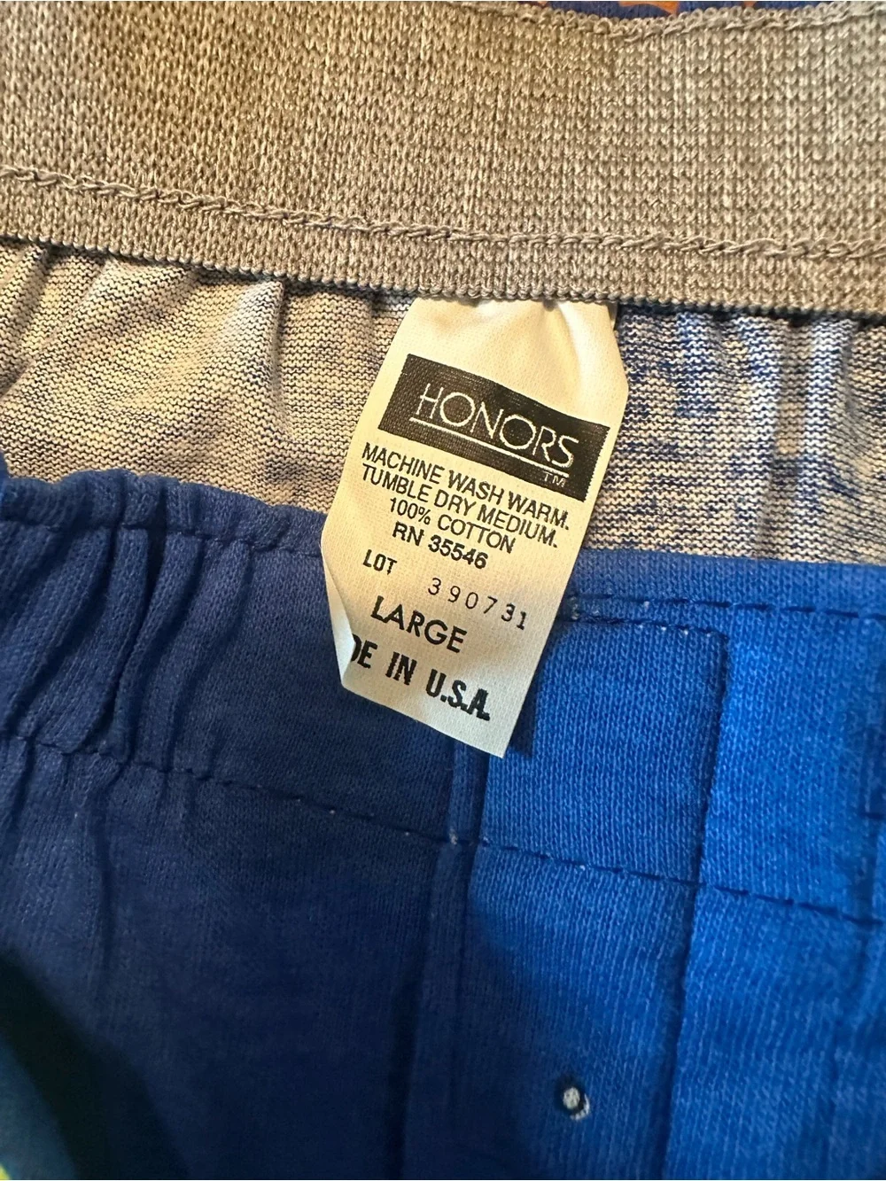 Vintage 1990s Luv Boat Pig Print Cotton Boxer Shorts Retro Novelty Loungewear. L